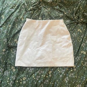 Sunday Best white mini skirt